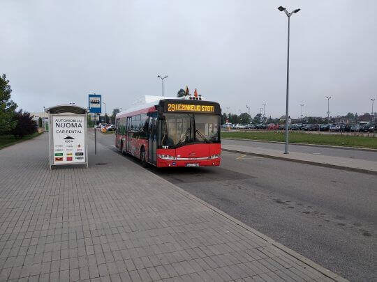 Kaunas Airport Bus Bus 29 in Kaunas Airport